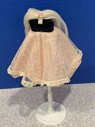 Vintage Betsy Mccall Pink Prom Time Formal Dress Outfit For 8” Doll
