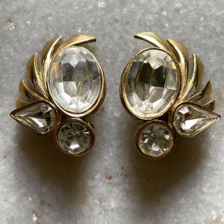 Vintage Givenchy 1980s Earrings Paris York Gold Plated Couture