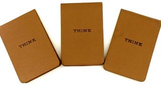 3 Vintage Ibm Think Pads Memo Notebooks Still Have Paper
