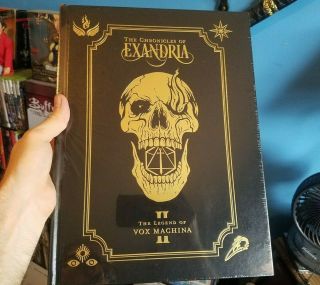 Critical Role Chronicles Of Exandria Vol.  Ii Vox Machina Art Book Deluxe Edition