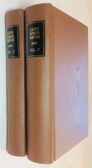 J.  B.  Bury: A History Of The Late Roman Empire,  Macmillan,  1st,  1889,  Fine Binding