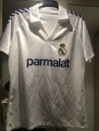Real Madrid 1980’s Vintage Rare Unofficial Fan Shirt - Michel - Size Large