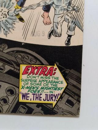 Marvel X - Men 37 Silver Age Comic Book 1st Appearance Mutant Master 1967 Vintage 2