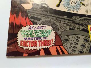 Marvel X - Men 37 Silver Age Comic Book 1st Appearance Mutant Master 1967 Vintage 3