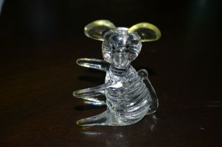Vintage Clear Plastic Lucite Mouse - So Cute