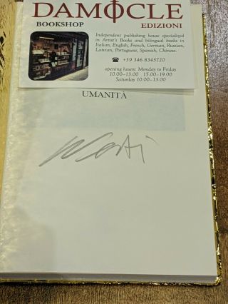 SIGNED Ai Weiwei Limited Edition Artist Book - Umanita - Only 200 made 2
