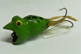 Early Vintage Weedless Jenson Frog Froglegs Fishing Lure
