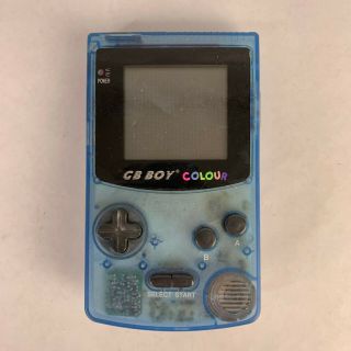Vintage Gameboy Colour Gb Boy Kongfeng Console Game System Blue Gbc - 407