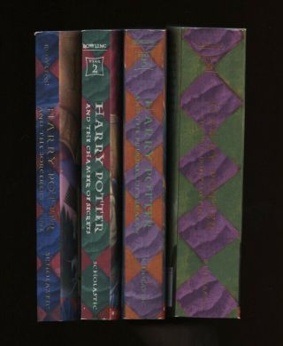 Rowling,  J.  K.  : Harry Potter: The First 4 Books In Us Paperback 1st/1st