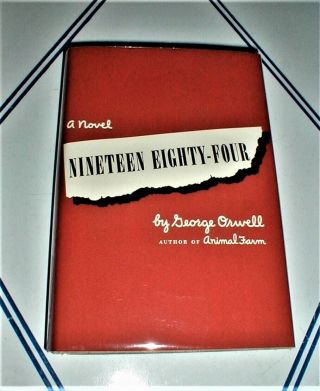 George Orwell " Nineteen Eighty - Four " Book 1st American Edition 1984