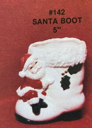 Vintage Kimple Ceramic Mold 142 Santa 