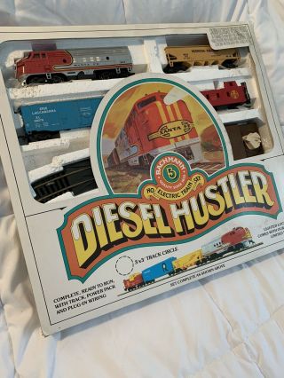 1975 - 1976 Vintage Bachmann Ho Scale Electric Train Set Diesel Hustler