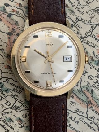 Vintage 1971 Timex Marlin Men’s Mechanical Watch,  serviced 2