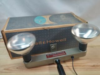 Vintage Bell & Howell Movie Camera Lights - For Indoor Lighting -