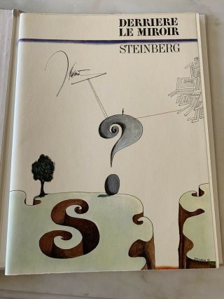 Saul Steinberg Derriere Le Miroir 1966 Signed Deluxe Edition 32/150 Wow