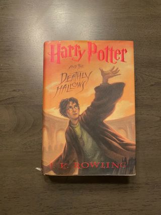JK Rowling SIGNED 1st Edition 1st Print Harry Potter And The Deathly Hallows 3
