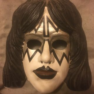 Vintage Kiss 1978 Aucoin Ace Frehley Halloween Mask - Ben Cooper Type