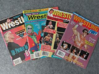 Bundle Of Vintage Wrestling Magazines (wave,  Fury) Early 1990 
