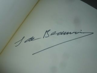 VINTAGE FRANKLIN LIBRARY LIMITED BOOK THE SECOND SEX SIMONE DE BEAUVOIR SIGNED 5
