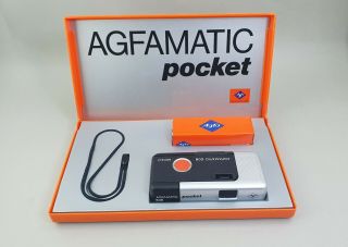 Vintage Agfa Agfamatic 508 Pocket Sensor Compact Film Camera With Box