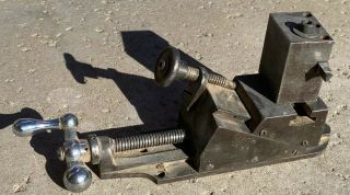 Vintage Adjustable Cross Slide Tool Post Holder And Tool Post For Metal Lathe