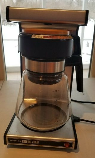Vintage Norelco 12 Cup Dial - A - Brew Coffee Maker Hb5170 - - &