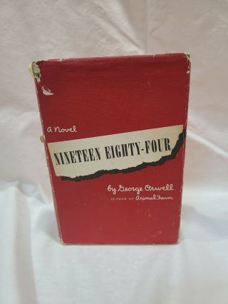 George Orwell Nineteen Eighty Four 1949 First American Edition 1st 1984