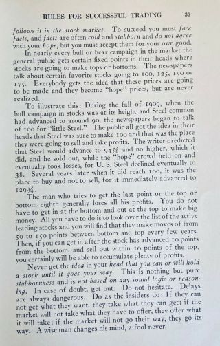 1923 Truth of the Stock Market Tape & Wall Street Stock Selector by W.  D.  Gann 6
