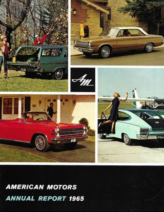 American Motors Corporation " Amc " 1965 Annual Report Kelvinator