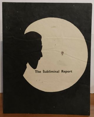 The Subliminal Report - Angus Maclise - First Edition - Bardo Matrix - 1975