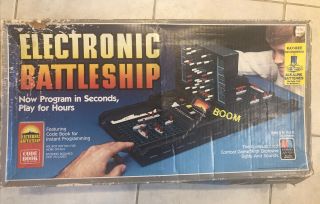 Vintage Electronic Battleship Game 1982 Milton Bradley Mb,  Complete