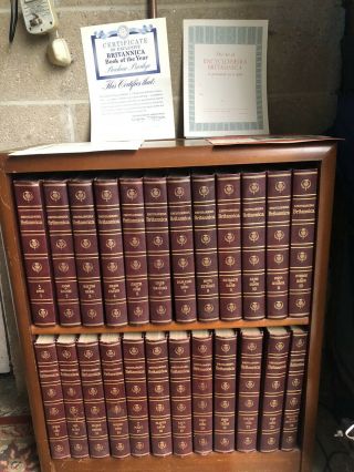 Encyclopedia Britannica Vintage 1958 Complete 24 Volume Set