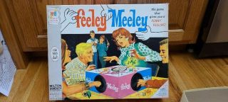 Vintage 1967 Milton Bradley Feeley Meeley Board Game