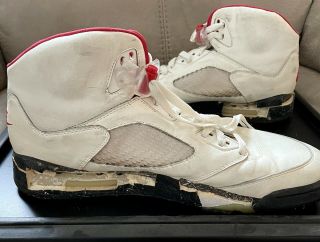 1989 - 90 MICHAEL JORDAN Game Worn Chicago Bulls Shoes RARE MEARS LOA 5