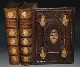 All Round The World Voyages Travels Globe Illustrated Fine Binding 2 Vols 1868