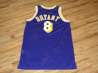 Kobe Bryant Game Worn 1997 - 98 Lakers 8 Dual Autographed Signed Jersey