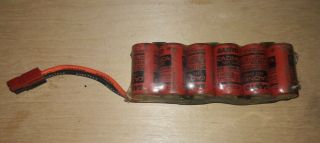 Vintage Sanyo Cadnica N - 1400 Scr 6 Cell Nickle Cadmium Battery (shelf Queen)