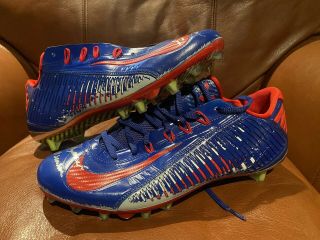 2018 Giants Sterling Shepard Auto Game Worn Promo Nike Cleats Signed Photo