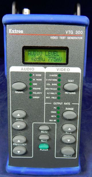 Extron VTG 300 Handheld Battery Powered Video and Audio Test Generator 2
