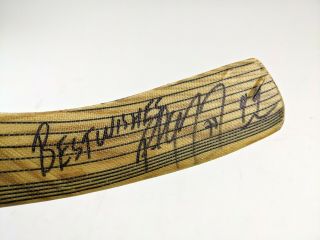 Paul Coffey Sher - Wood Game & Autographed Hockey Stick 77