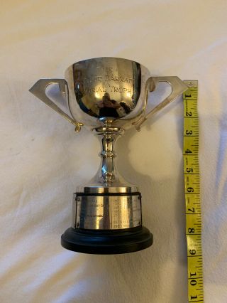 Vintage Silver Plated Trophy,  The Arthur Barratt Memorial Trophy