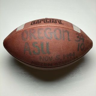1994 Oregon Ducks Vs Arizona State Game Ball Wilson Afca 1001 - Vintage - Pac - 12
