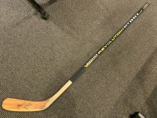 Mario Lemieux Pittsburgh Penguins Signed Game Black Koho Hockey Stick Jsa