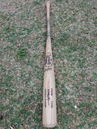 Wally Joyner Game Baseball Bat C243 Louisville Slugger Angels Mlb