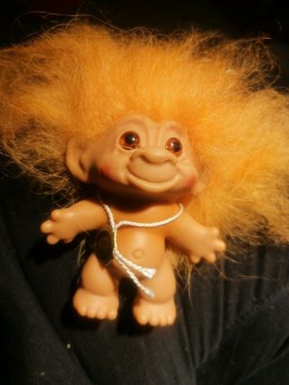 Vintage 60s/70s Dam Troll Plastech Complete With Tag