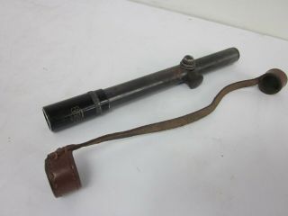 Vintage Pecar Berlin 3 X 36 German Rifle Scope