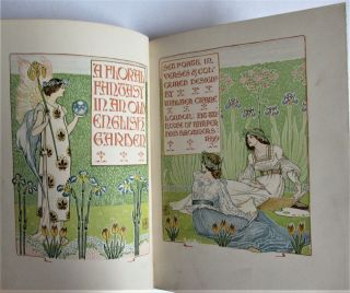 A Floral Fantasy By Walter Crane,  1899,  Arts & Crafts Children 