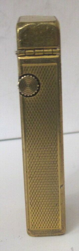vintage Dunhill gold tone cigarette lighter Made in Switzerland 2