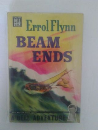 Beam Ends By Errol Flynn Dell Map Back 195 1st Printing 1937 -