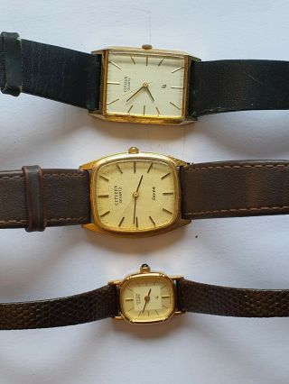 Joblot Of Vintage Old Antique Retro Cool Watches.  Ingersoll,  Sekonda,  Citizen